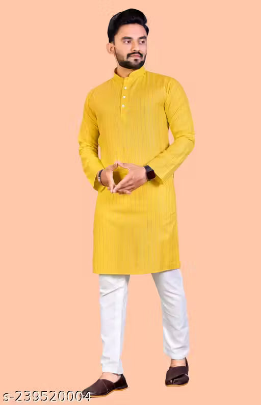 Elegant Cotton Men’s Kurta Set – Classic Style, Premium Comfort