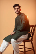 Fashion First Men’s Premium Cotton Kurta Set – Timeless Ethnic Elegance