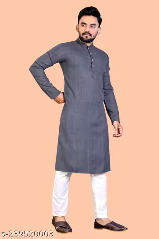 Elegant Cotton Men’s Kurta Set – Classic Style, Premium Comfort