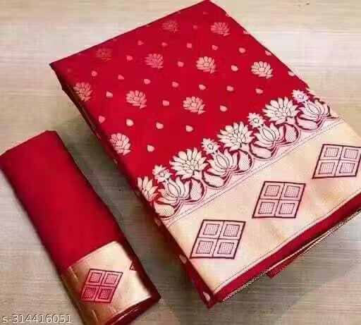 Women Rich Pallu Kanjivaram Banarasi Pure Silk Saree