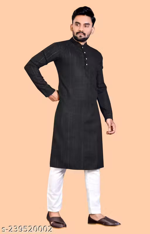 Elegant Cotton Men’s Kurta Set – Classic Style, Premium Comfort