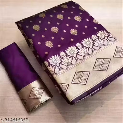 Women Rich Pallu Kanjivaram Banarasi Pure Silk Saree