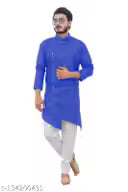 Modern Men’s Cotton Kurta Set | Elegant Self-Design Ethnic Wear