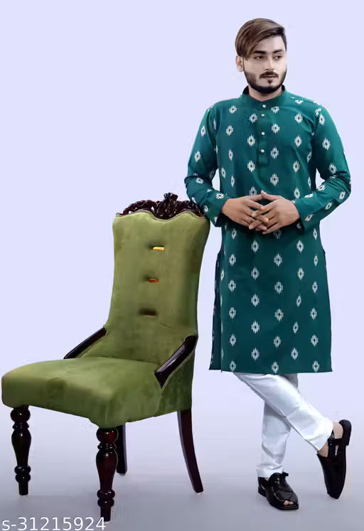 Tibra Collection Men's Cotton Kurta Set – Classic Comfort for Every Occasion