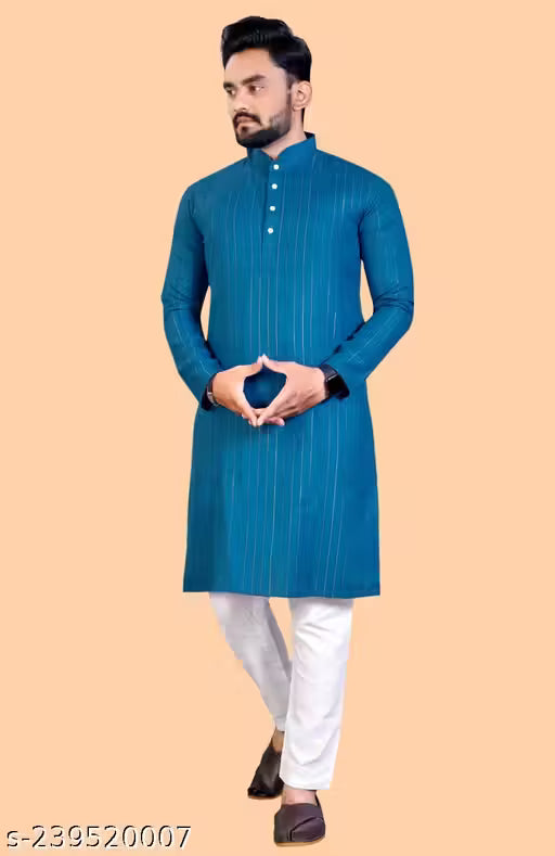 Elegant Cotton Men’s Kurta Set – Classic Style, Premium Comfort